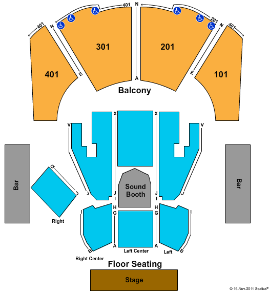 House Of Blues - Atlantic City Seating Chart